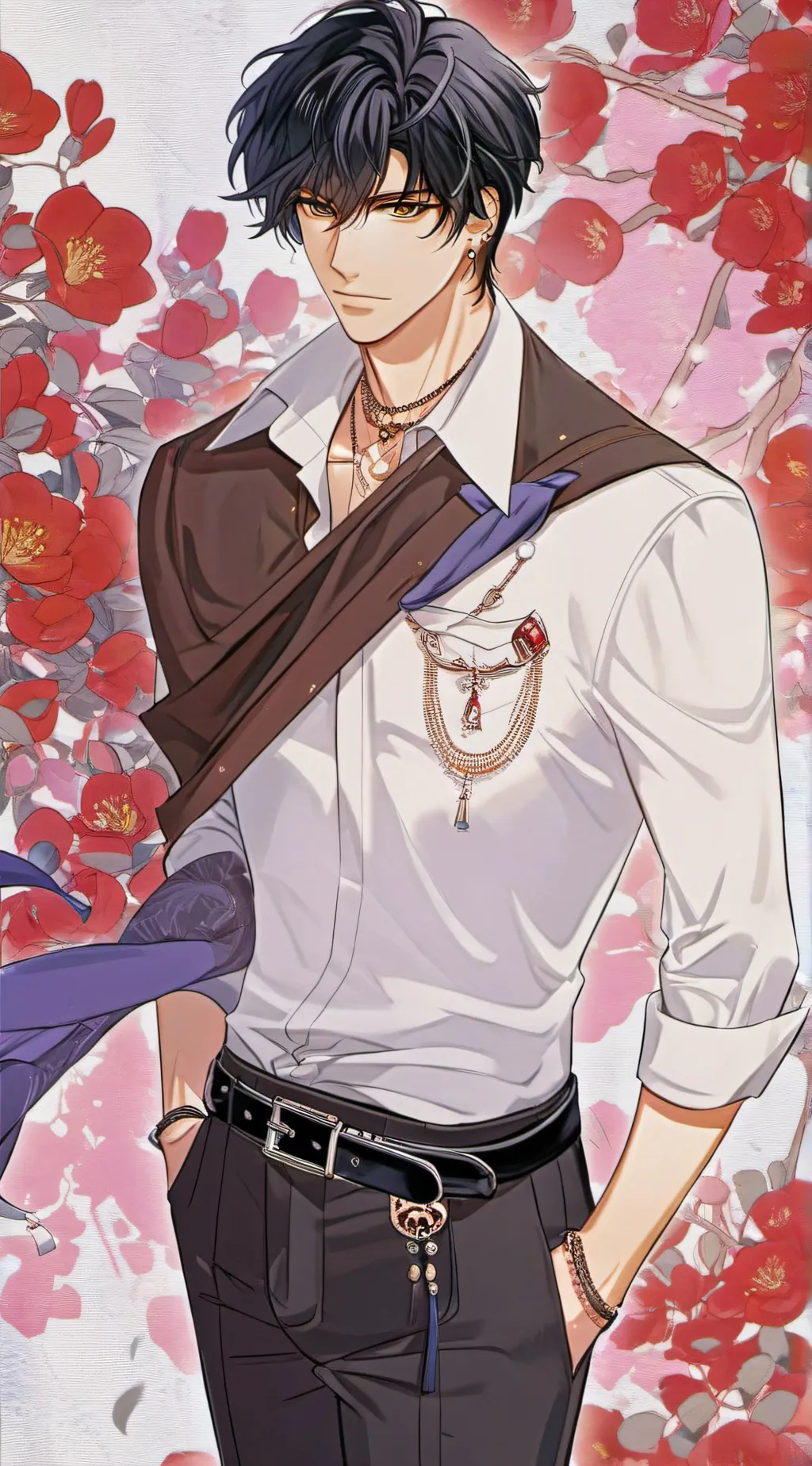 ai character: 💐Valet 💐 background