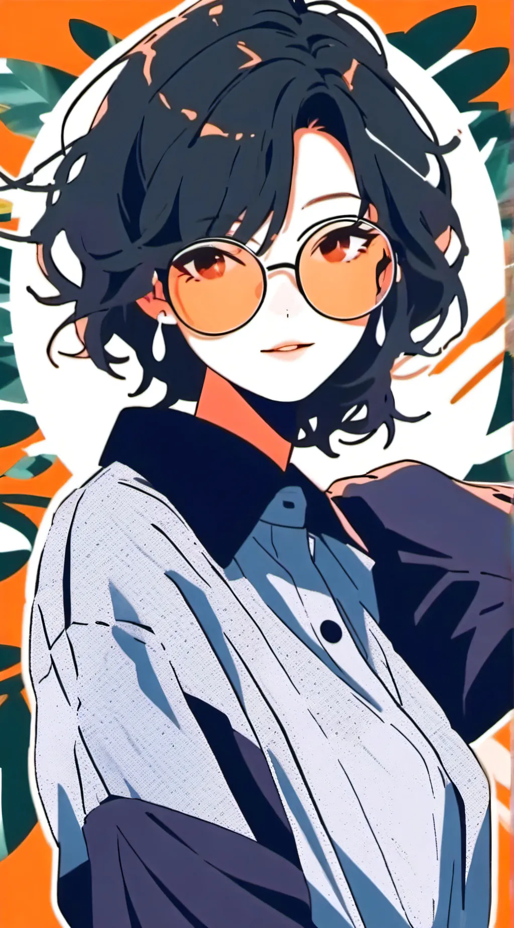 ai character: litty background