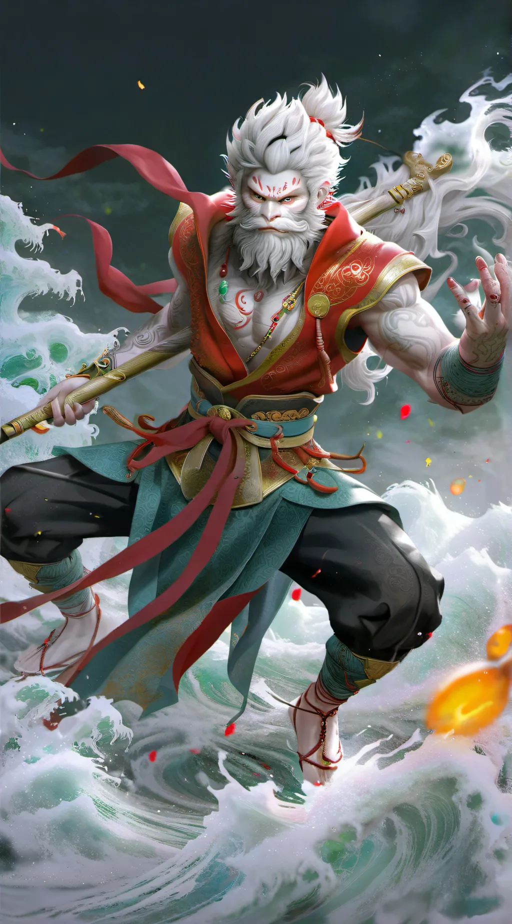 ai character: Sun wukong background