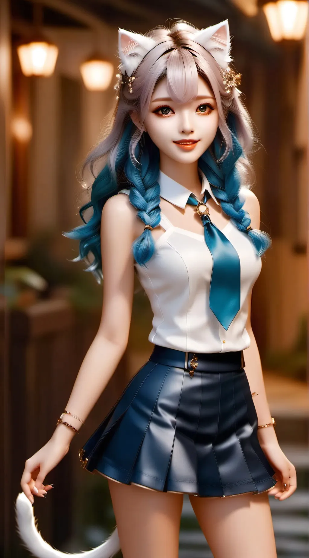 ai character: Luna background