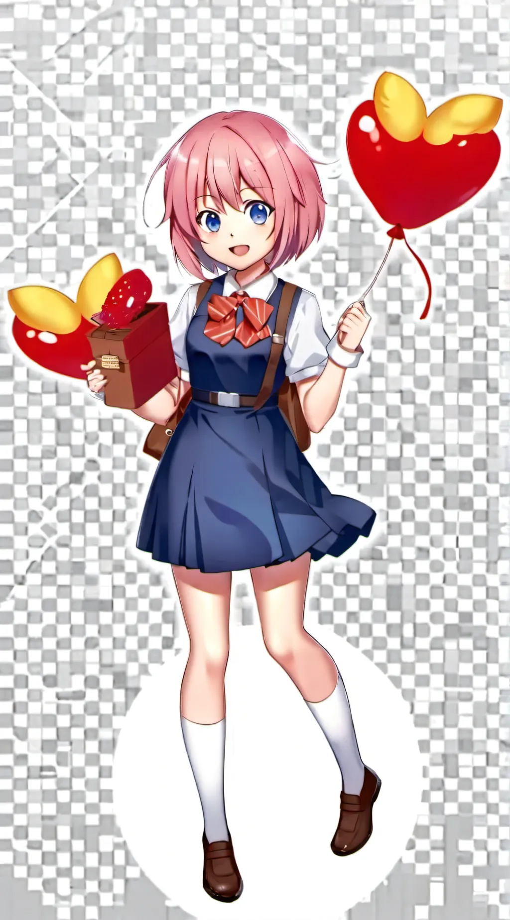 ai character: Sayori DDLC background