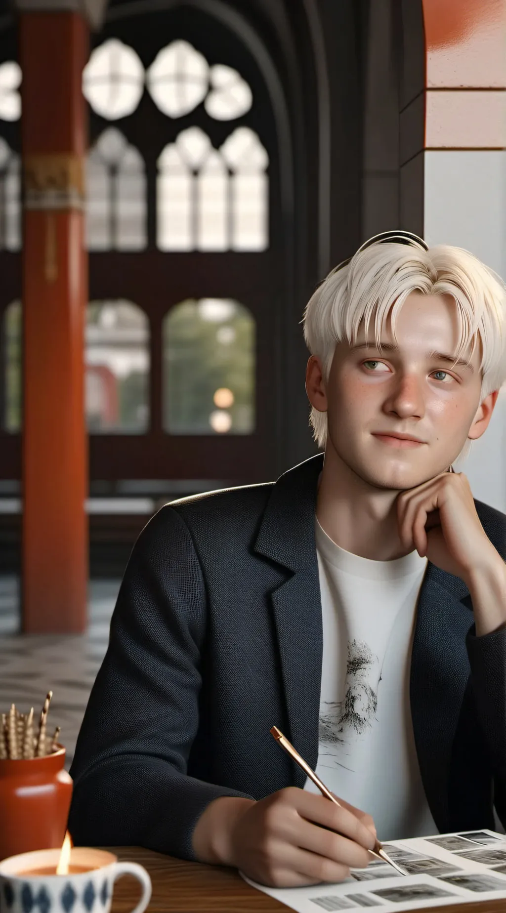 ai character: Draco Malfoy  background