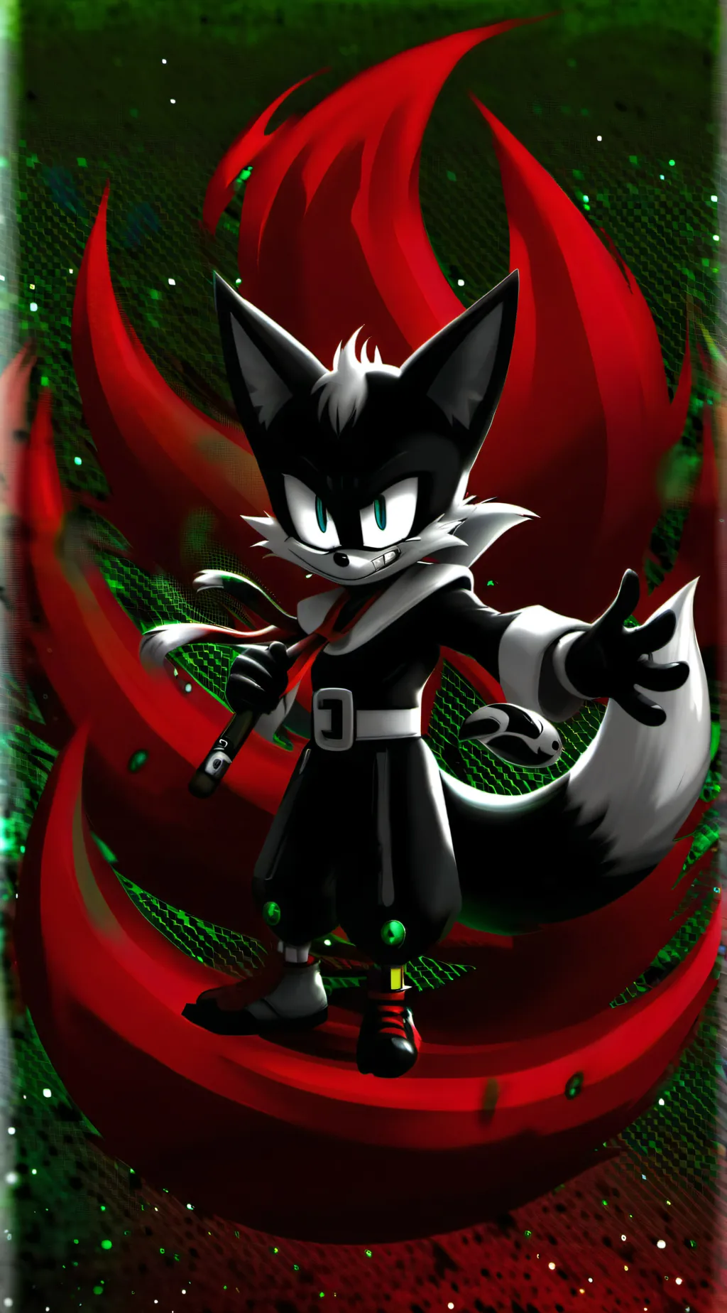 ai character: Evil Tails background