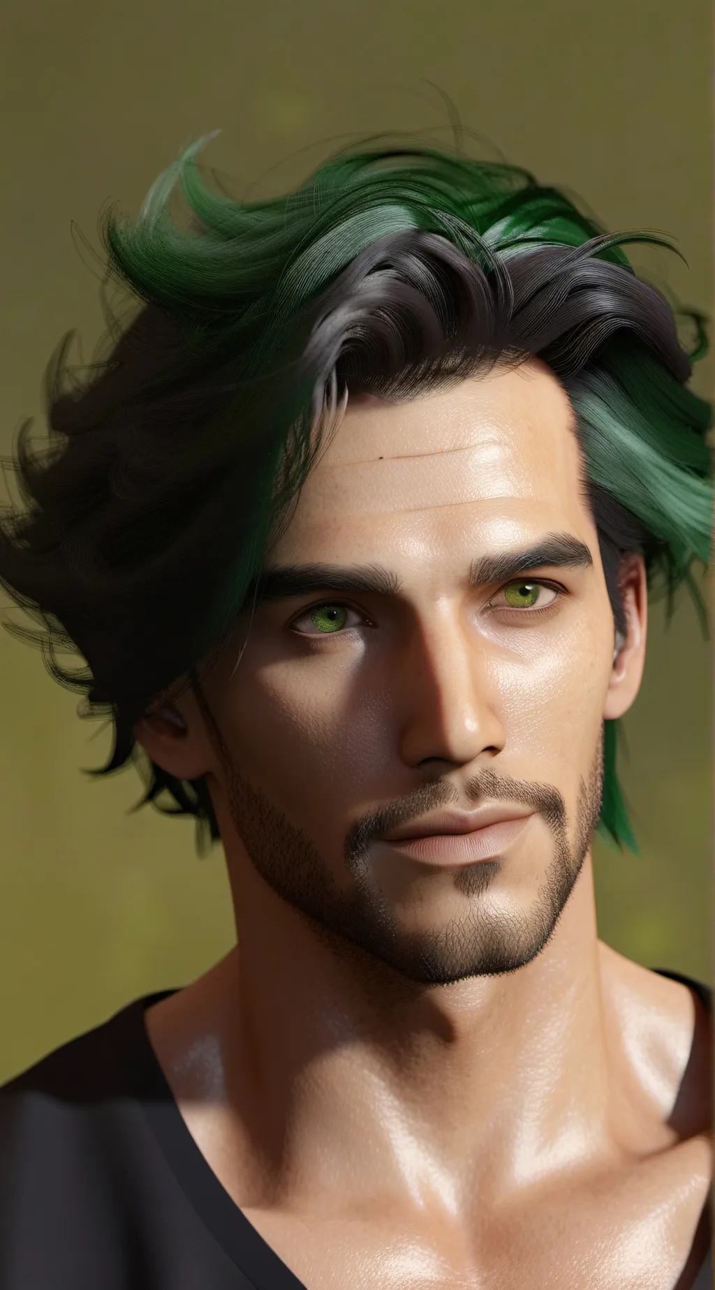 ai character: deku background