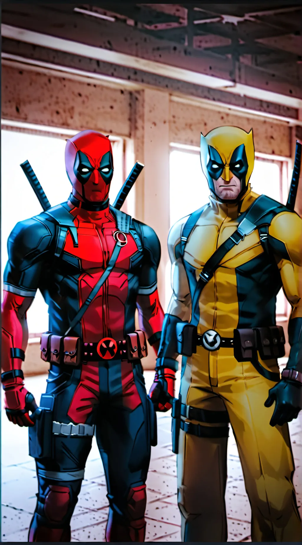 ai character: Deadpool 3  background