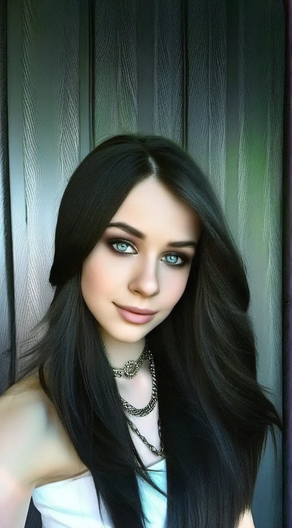 ai character: Fabia Jasmini  background