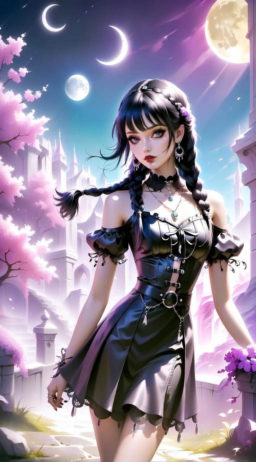 ai character: Aurora background