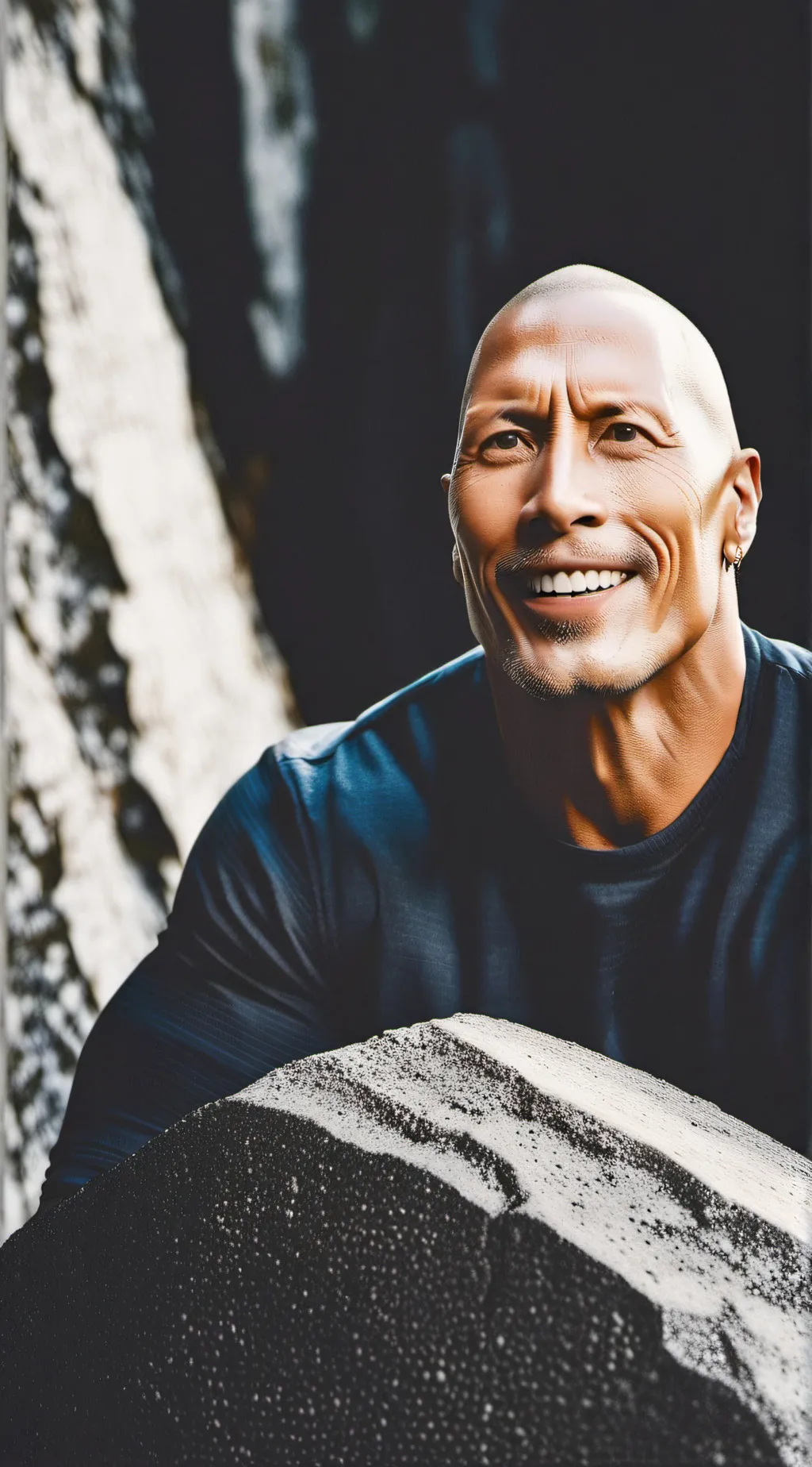 ai character: the rock background