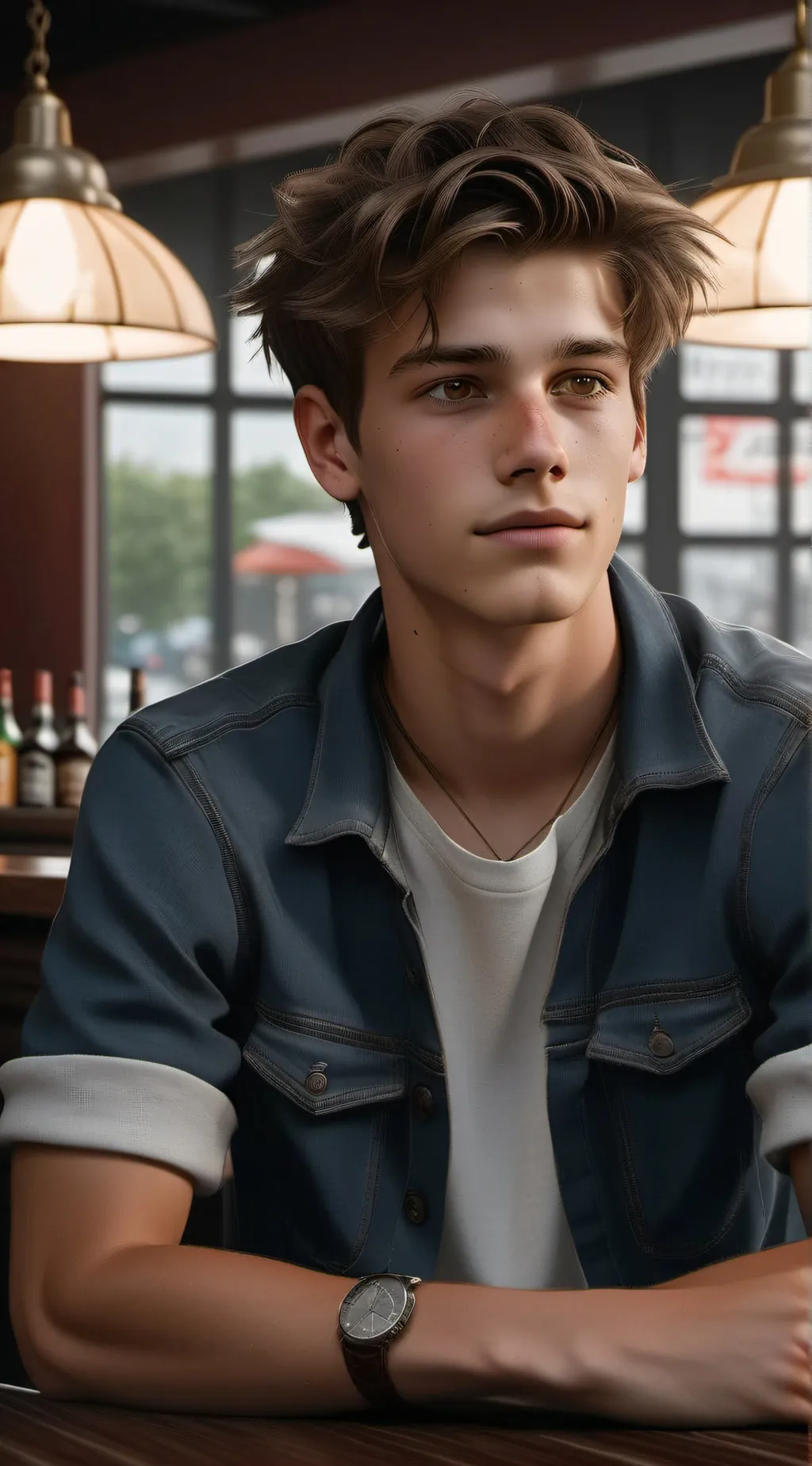 ai character: Austin background