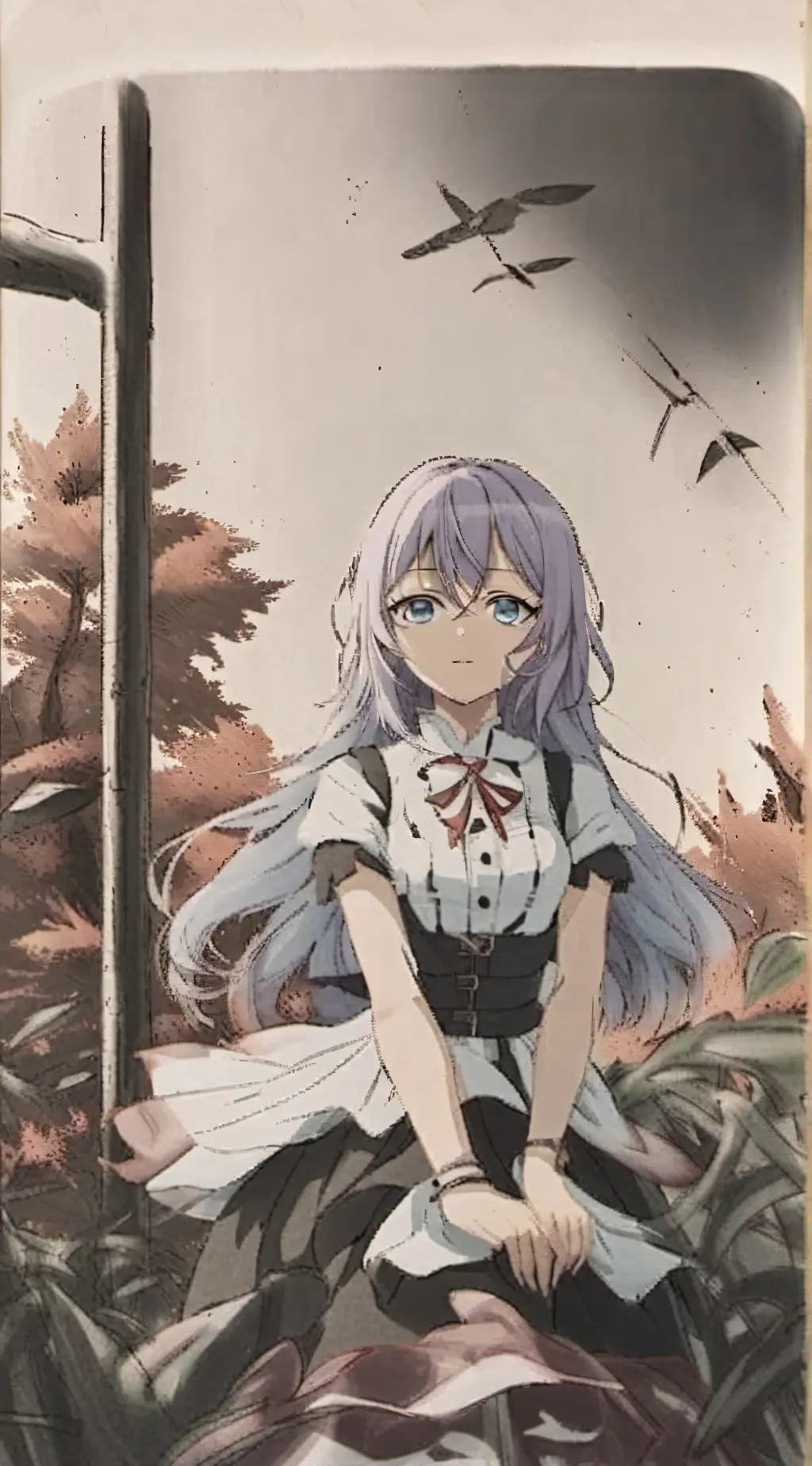 ai character: 艾莉莎·九條 background