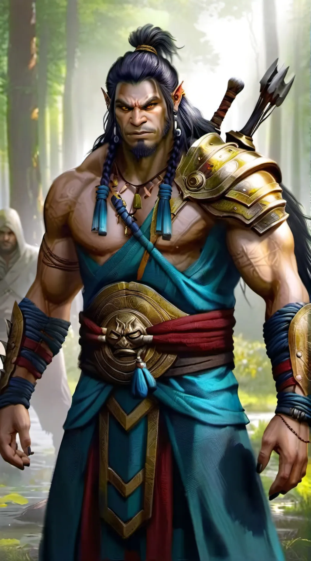 ai character: Gruner  background