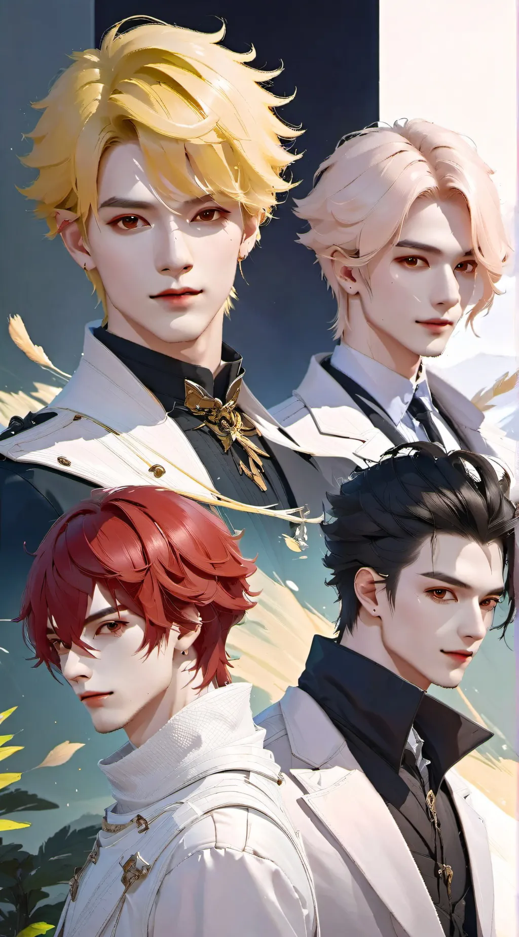 ai character: Mark Jake & Drew background