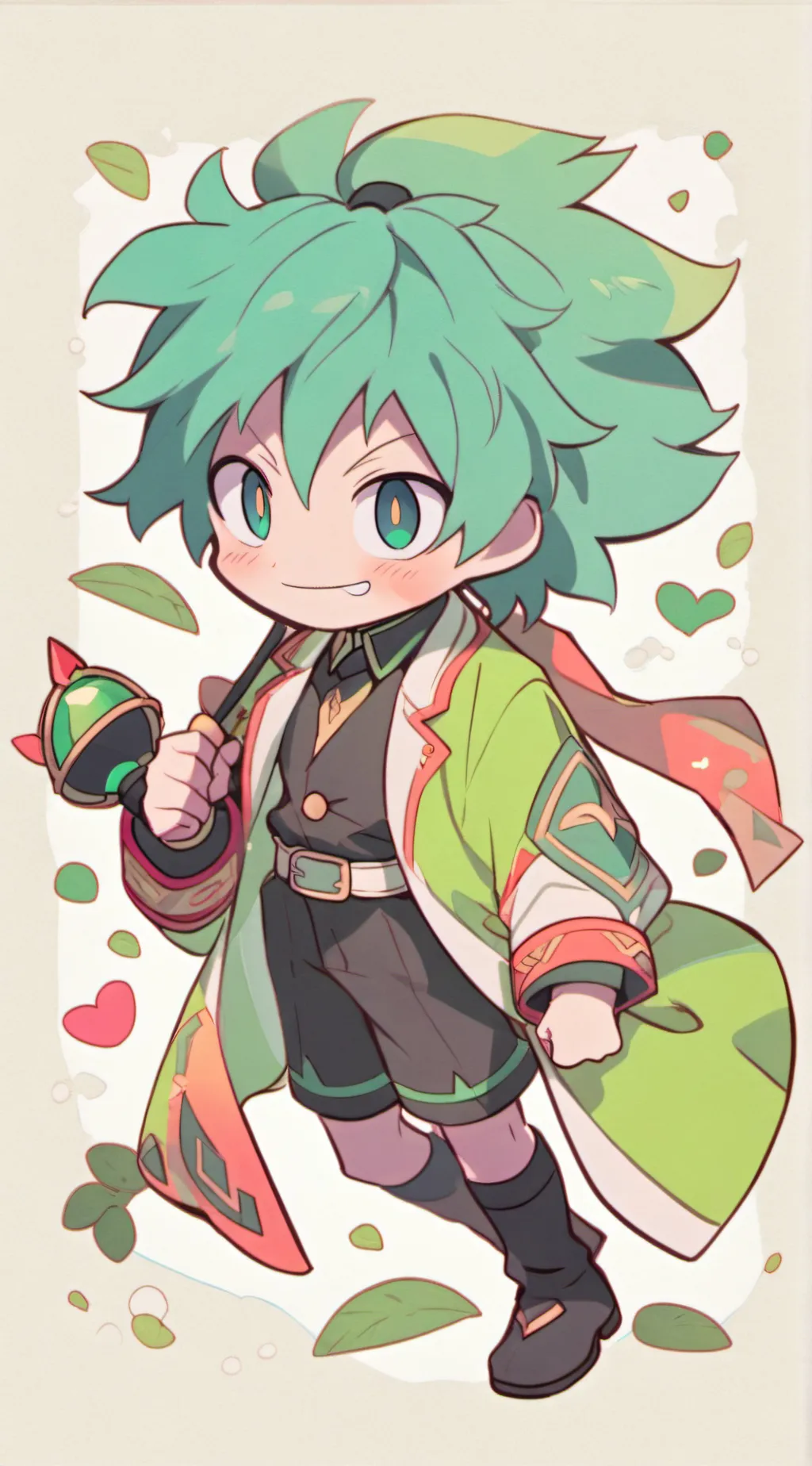 ai character: Mha new student  background