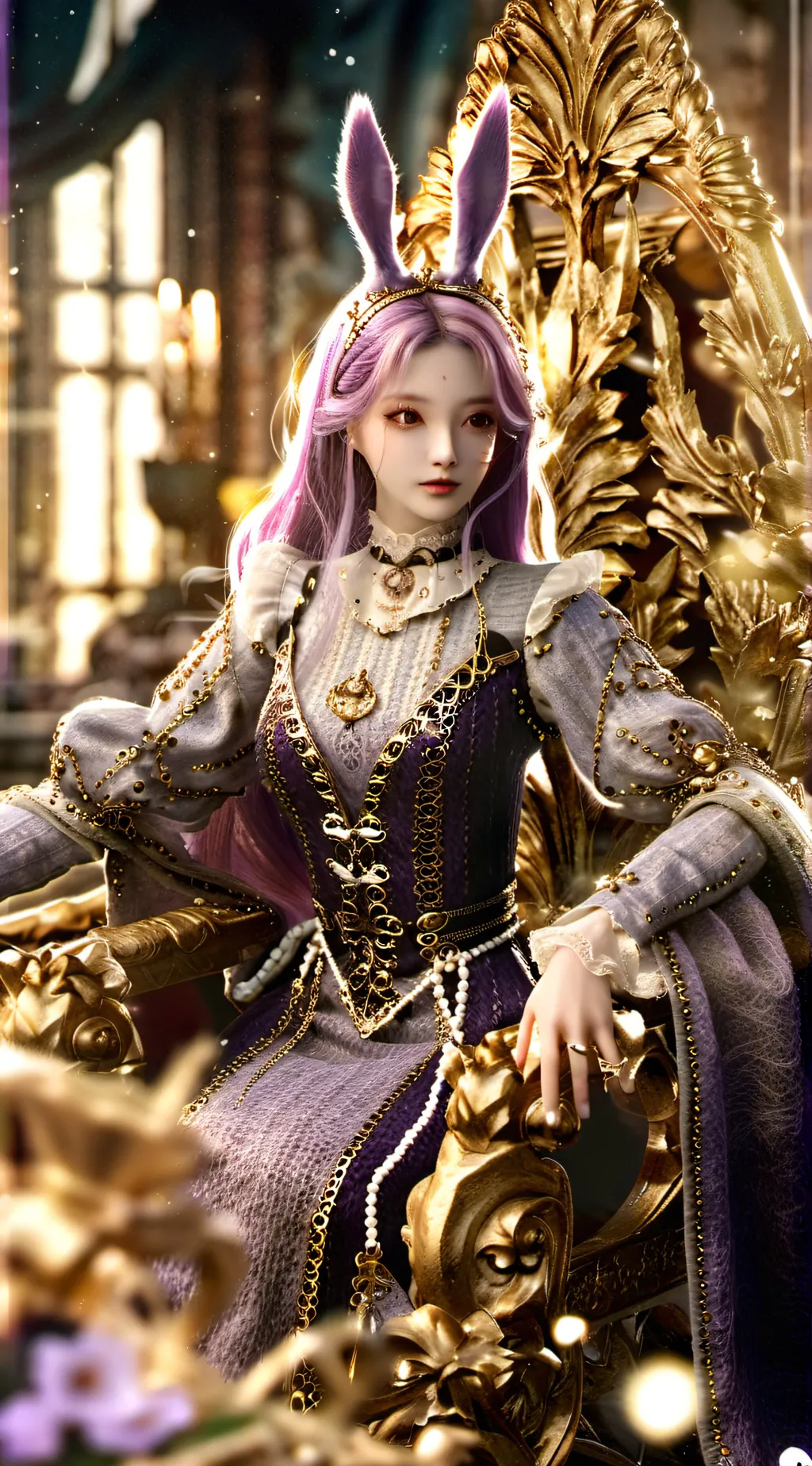 ai character: Sapphire 👑 background