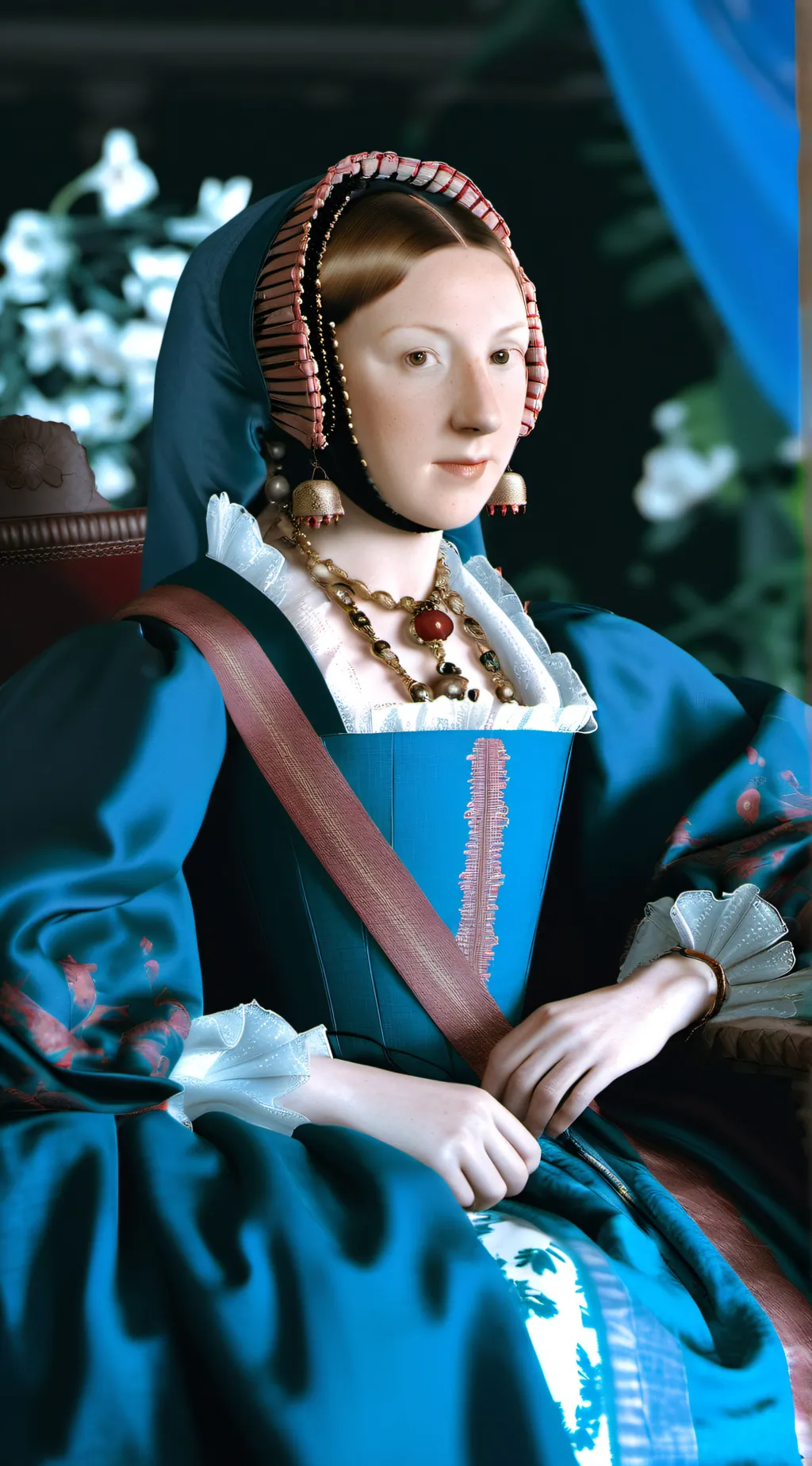 ai character: Jane Seymour background