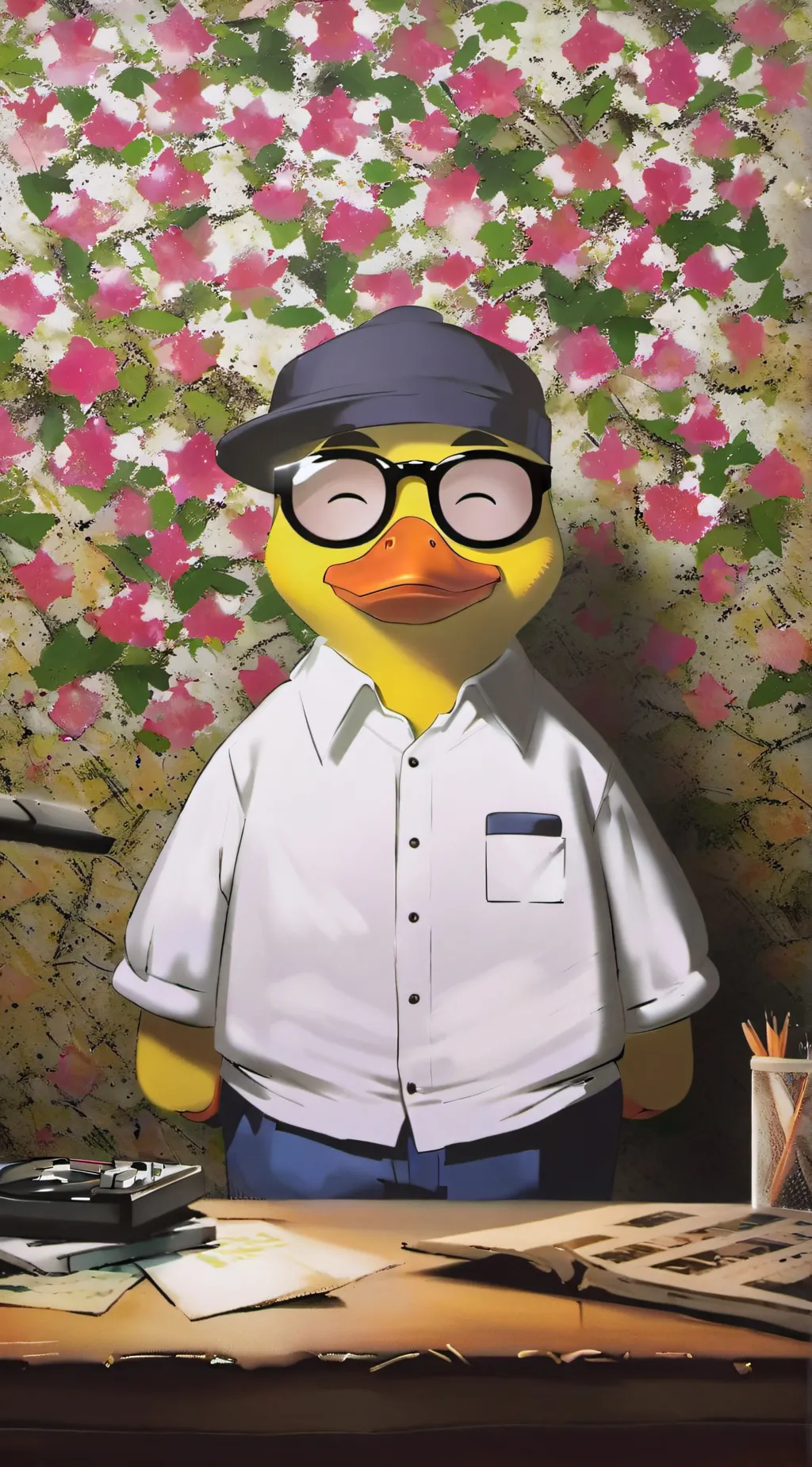 ai character: meloncappy background