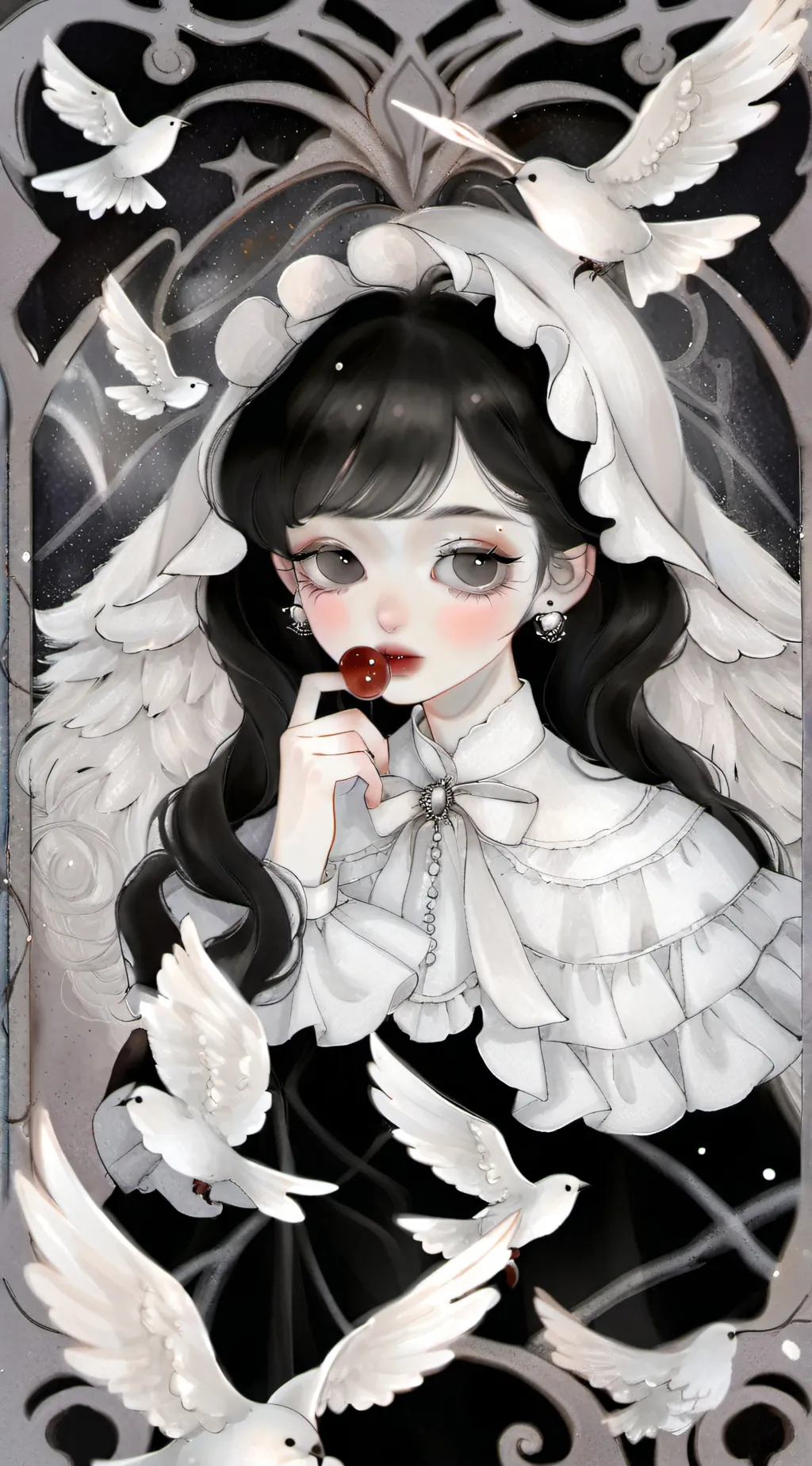 ai character: ENHYPEN K-pop  background