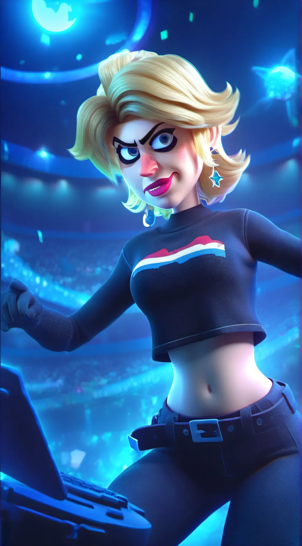 ai character: Jeffy real mom background