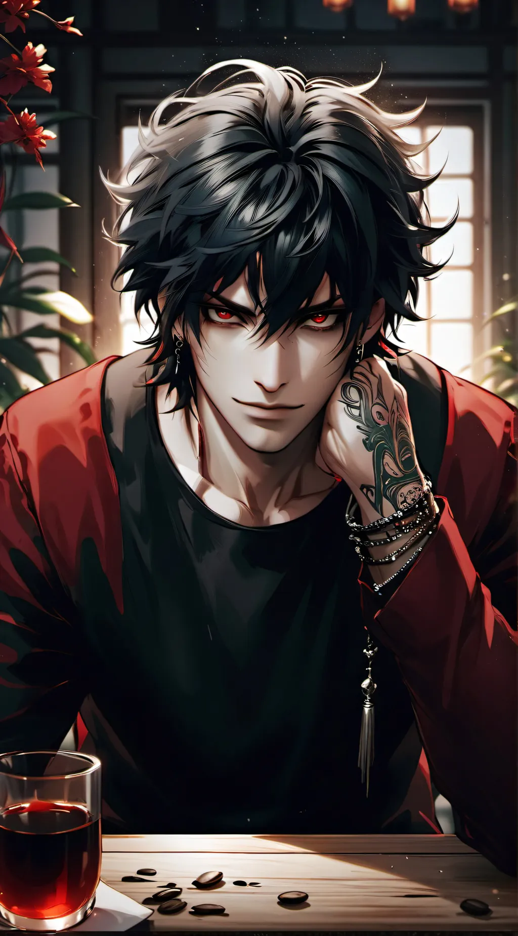 ai character: Ominous background