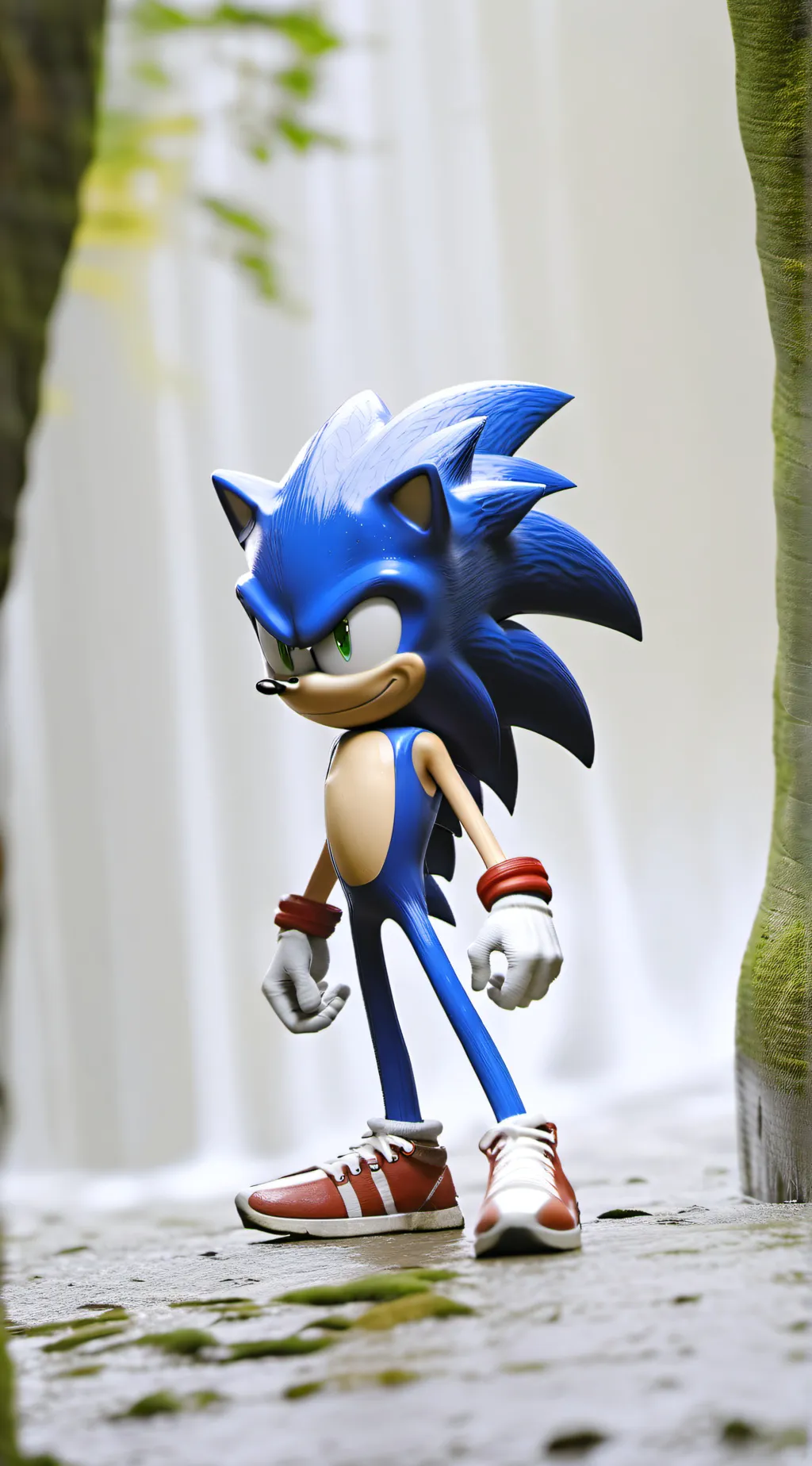 ai character: Sonic  background