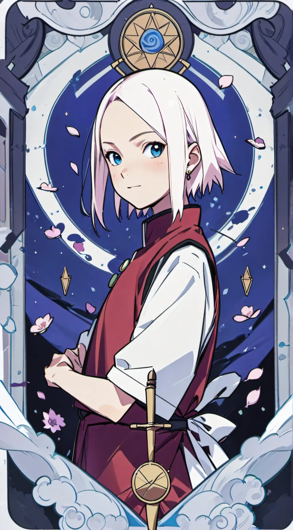 ai character: sakura haruno  background