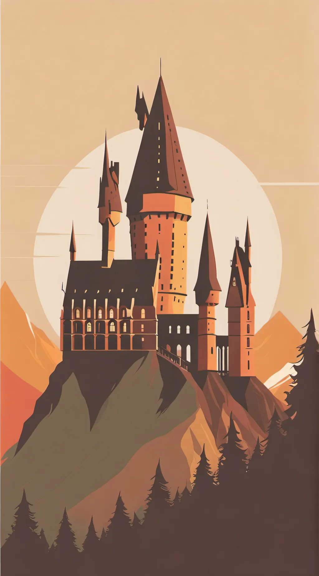 ai character: Hogwarts background
