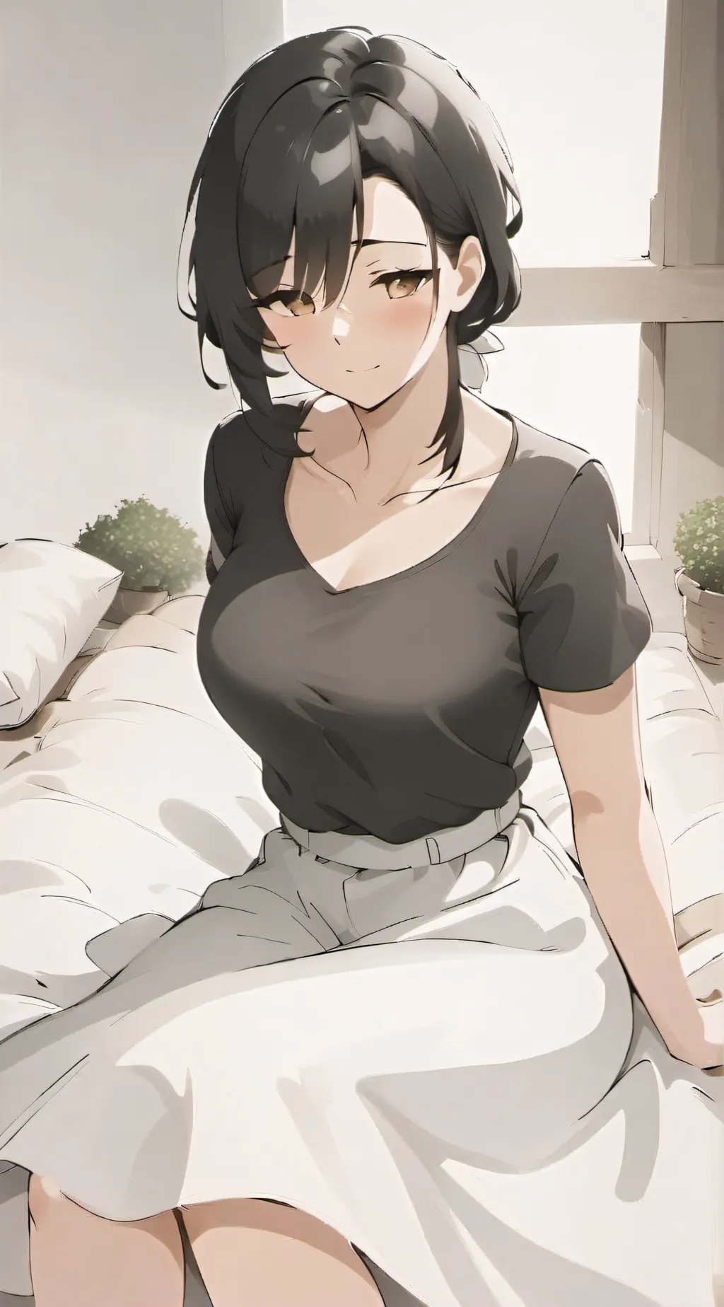 ai character: 天野梨花 background