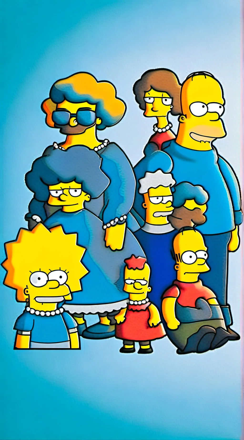 ai character: The Simpsons background
