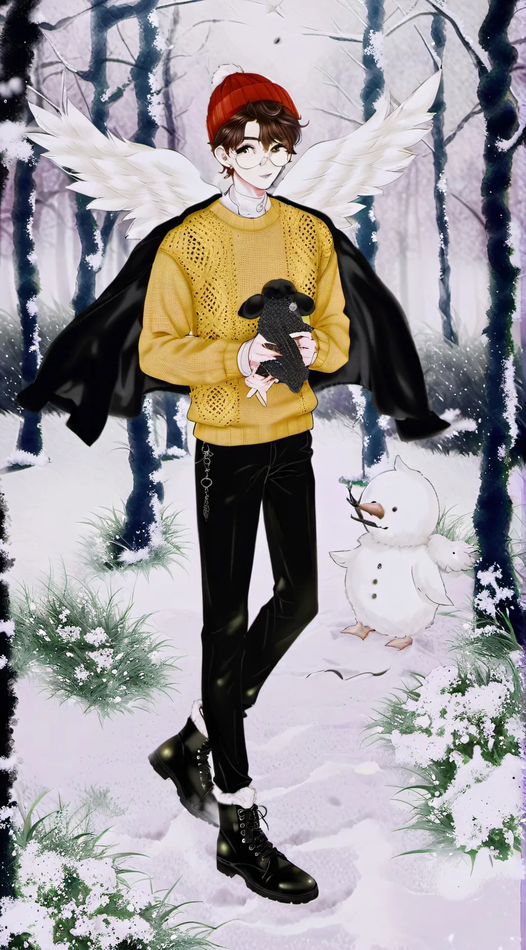 ai character: Wilbur(cupid) background