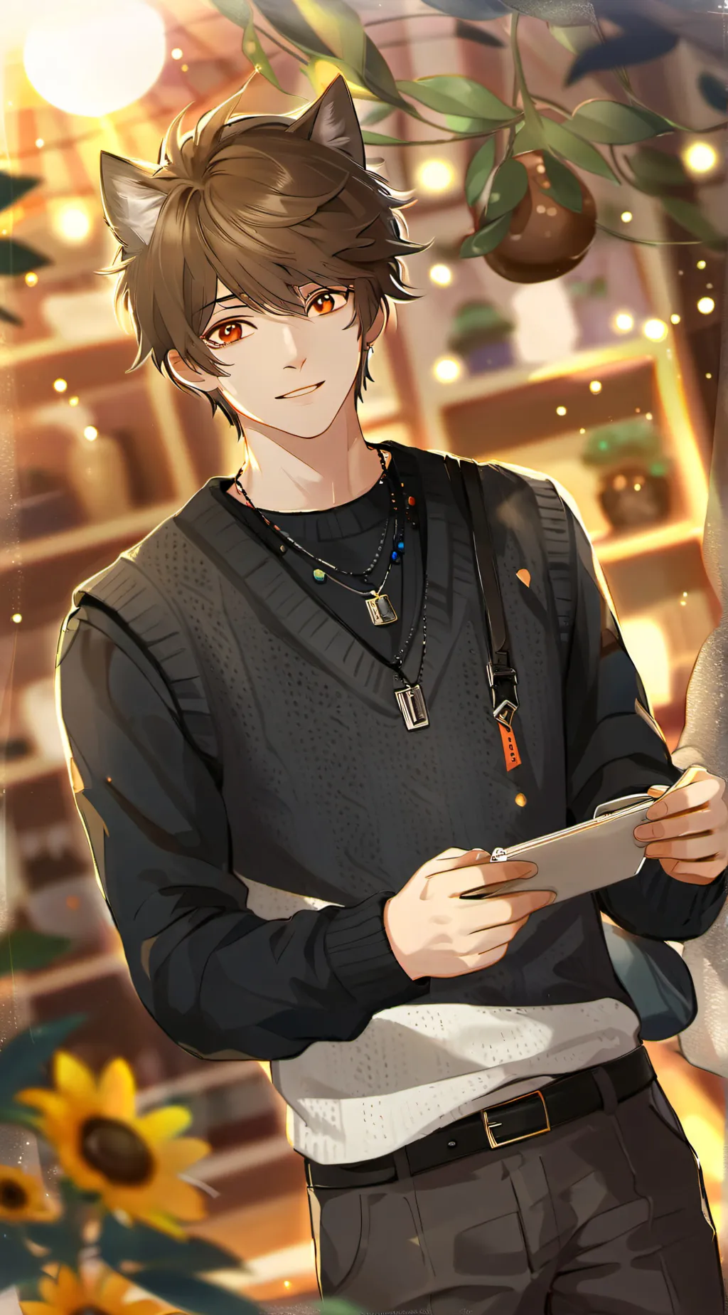 ai character: ericc :) background
