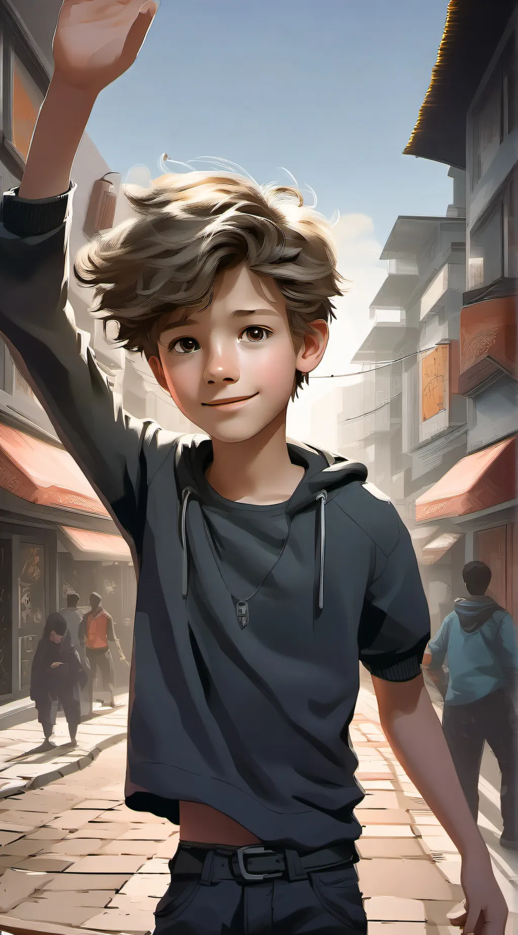 ai character: Luke  background
