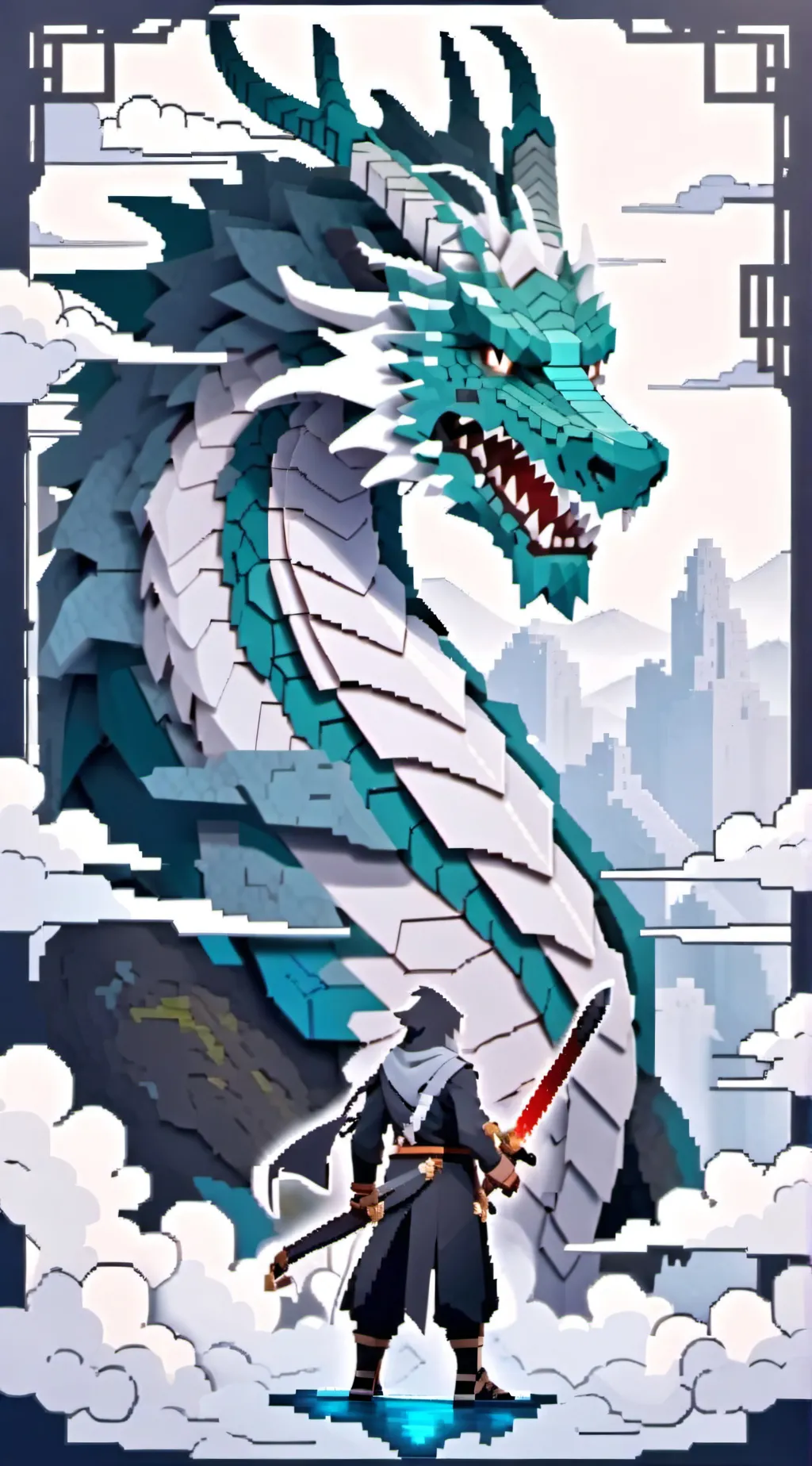 ai character: thelement dragon background