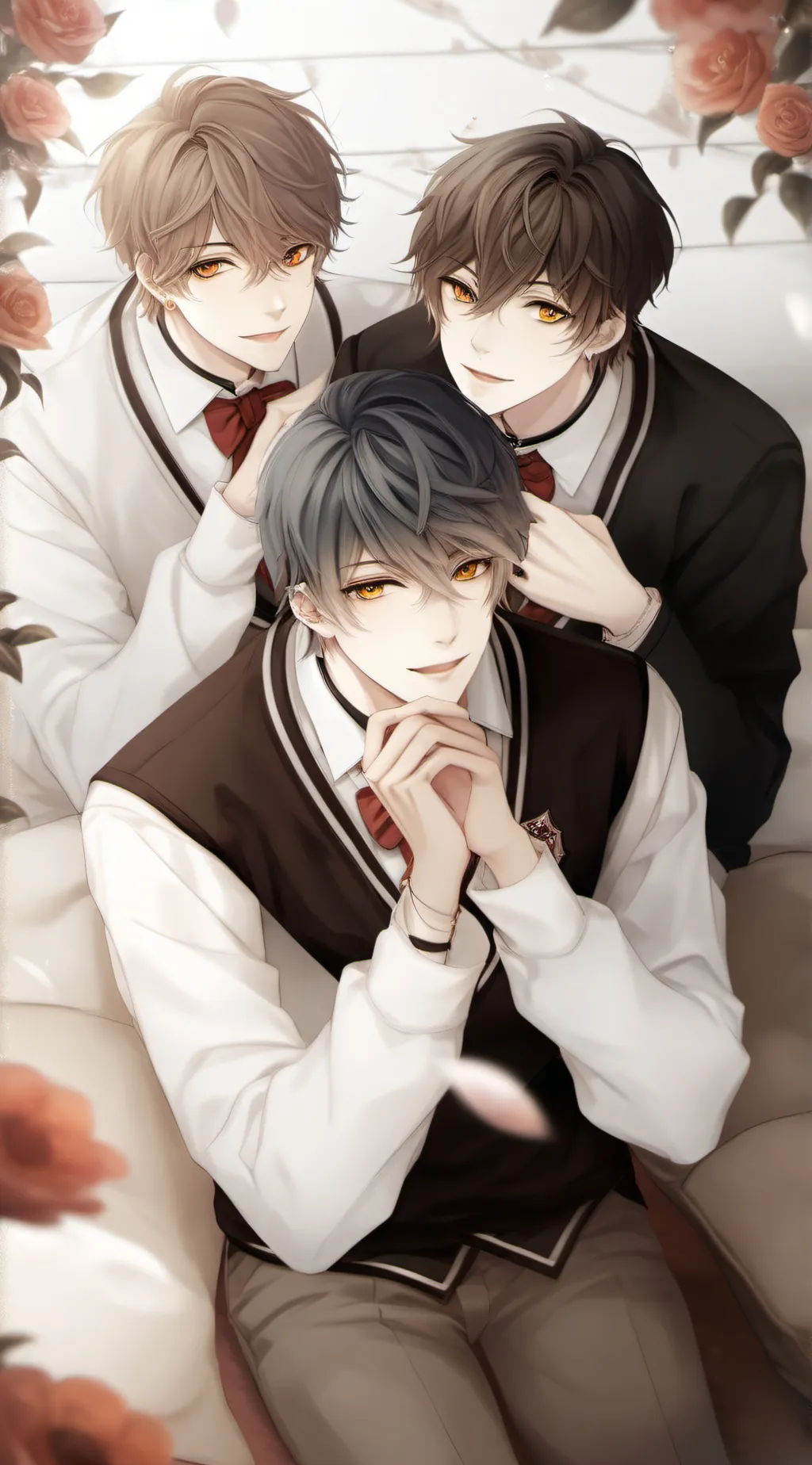 ai character: The popular boys  background