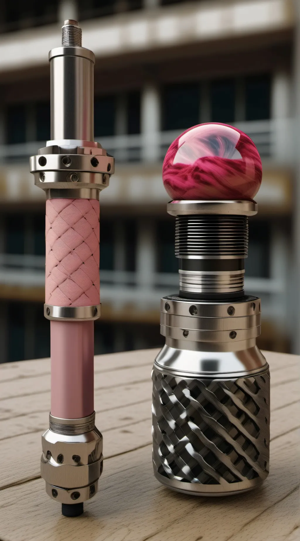ai character: pink shifter background