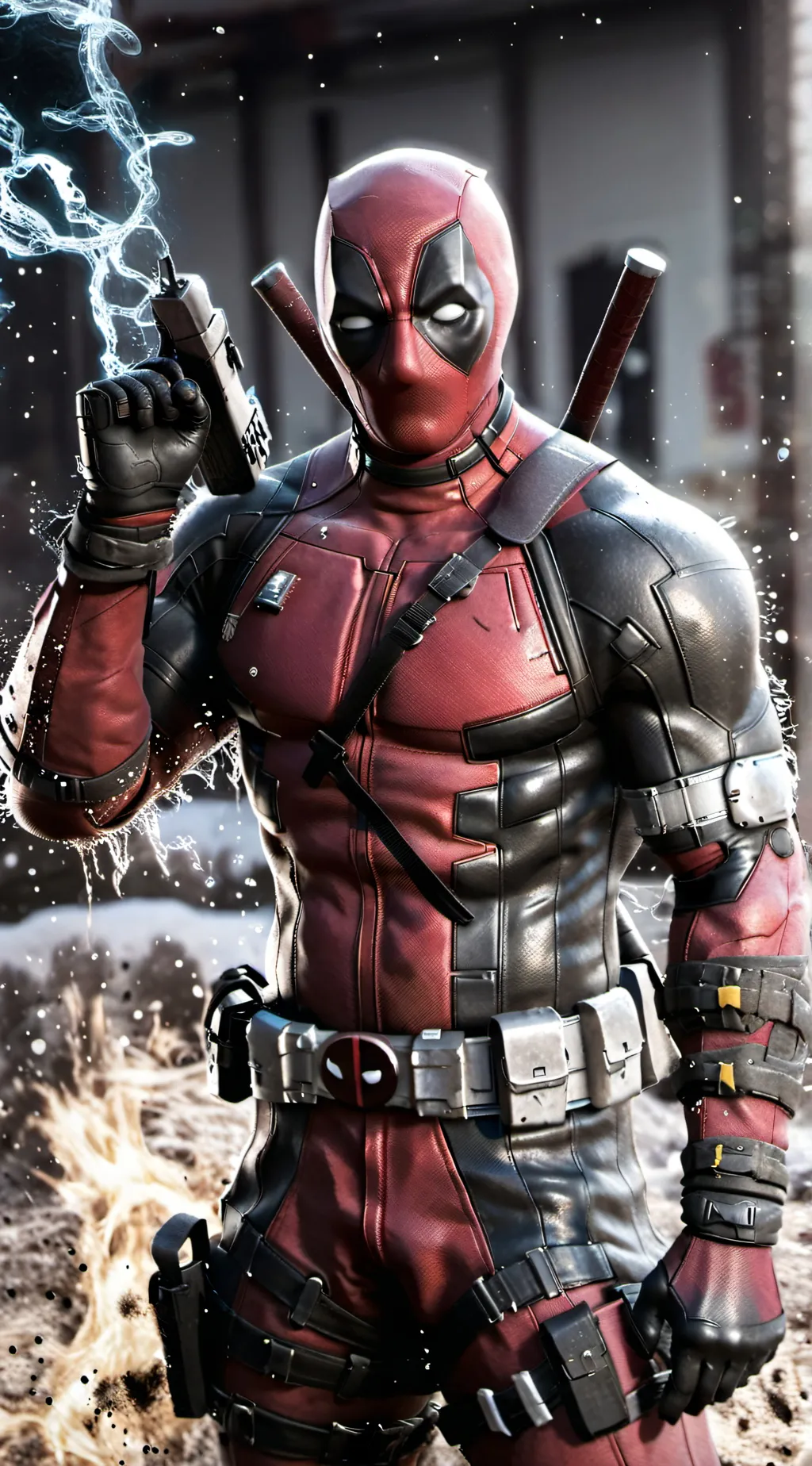 ai character: Deadpool  background