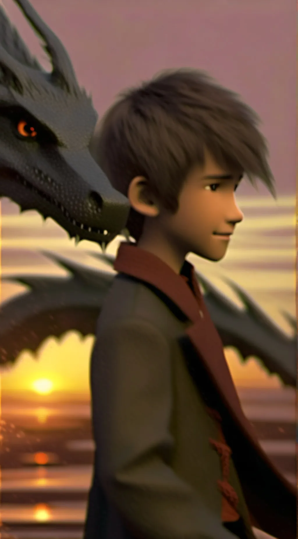 ai character: Httyd RedDeath background
