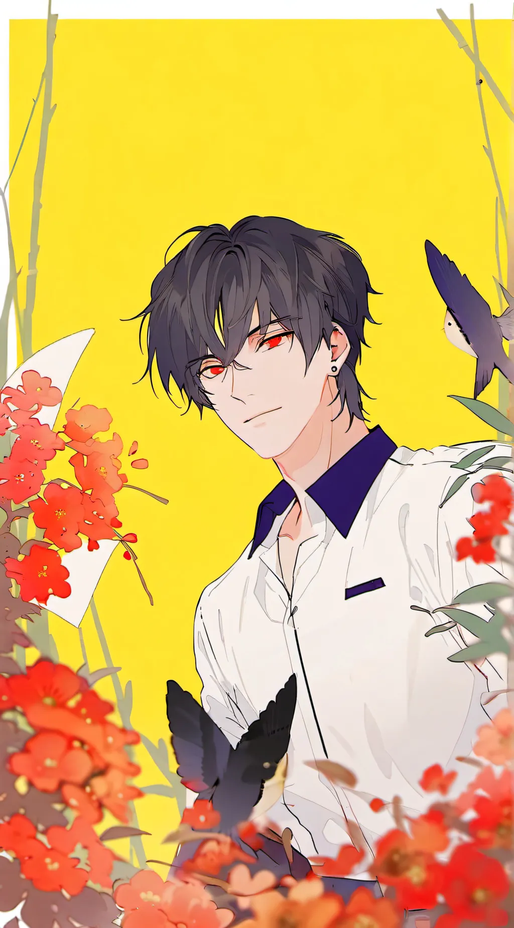 ai character: Lester Leo  background