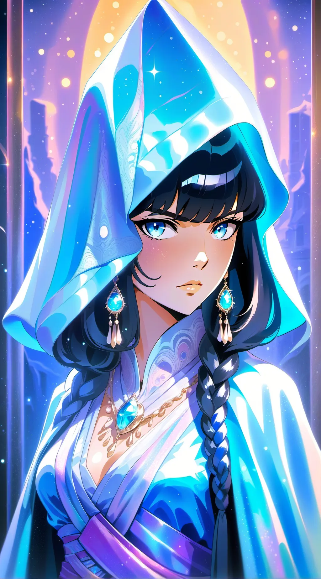 ai character: JOTARO A GIRL!? background