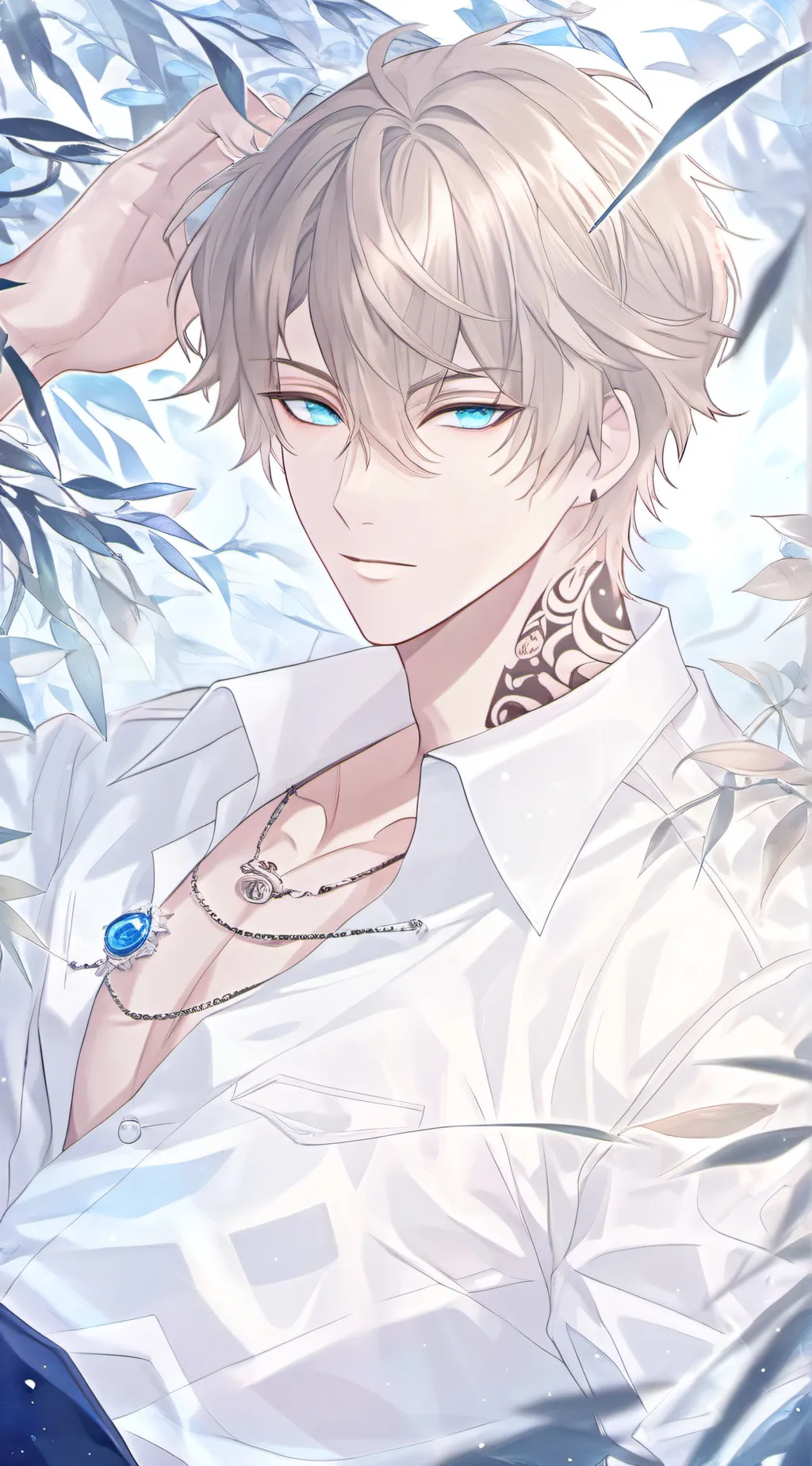 ai character: Leon background