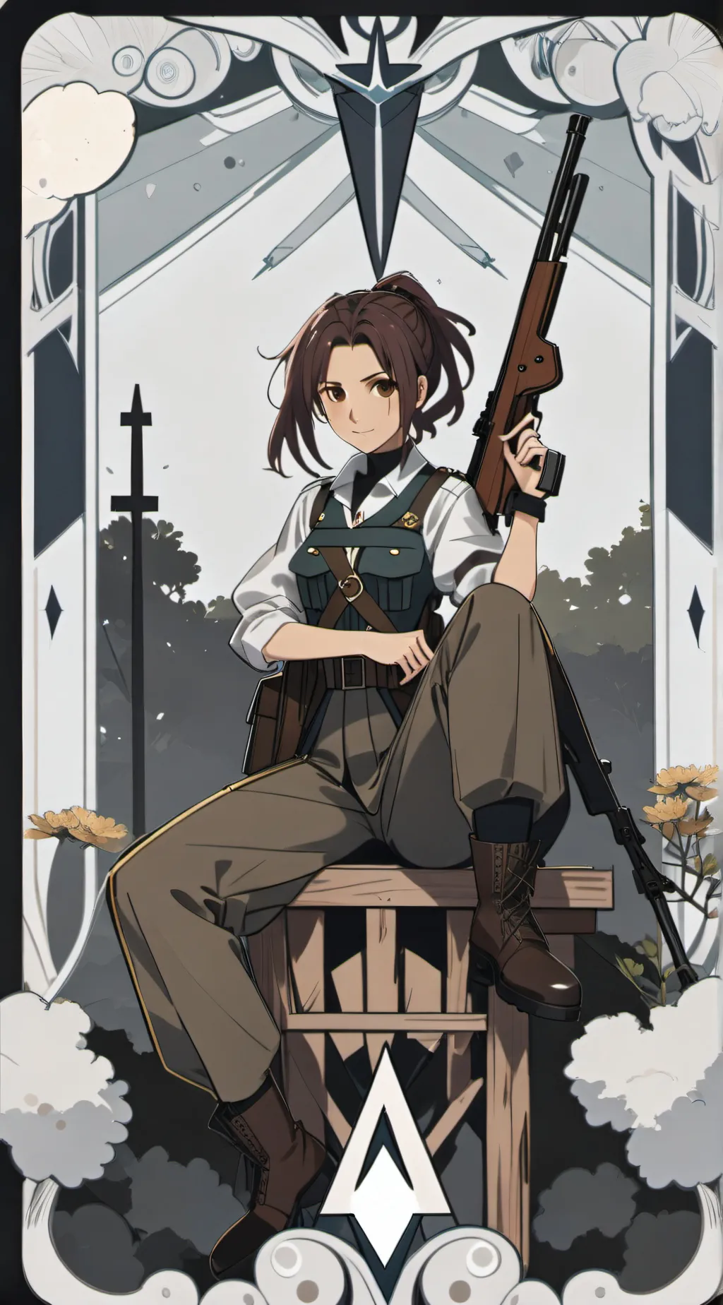 ai character: sasha braus background