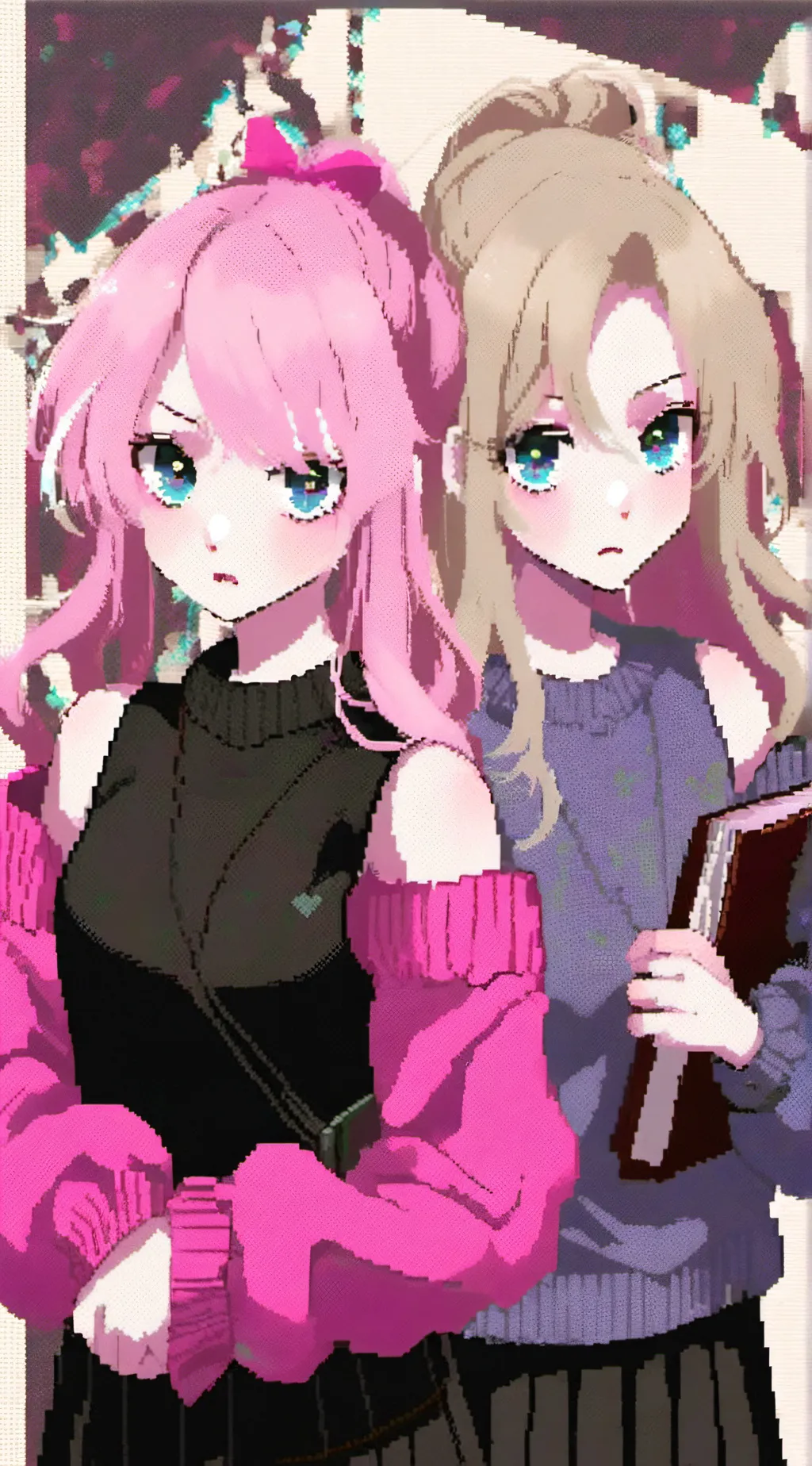 ai character: Olivia & Olive background