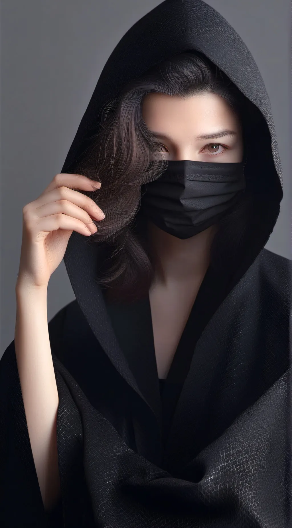 ai character: Girl shadow member background