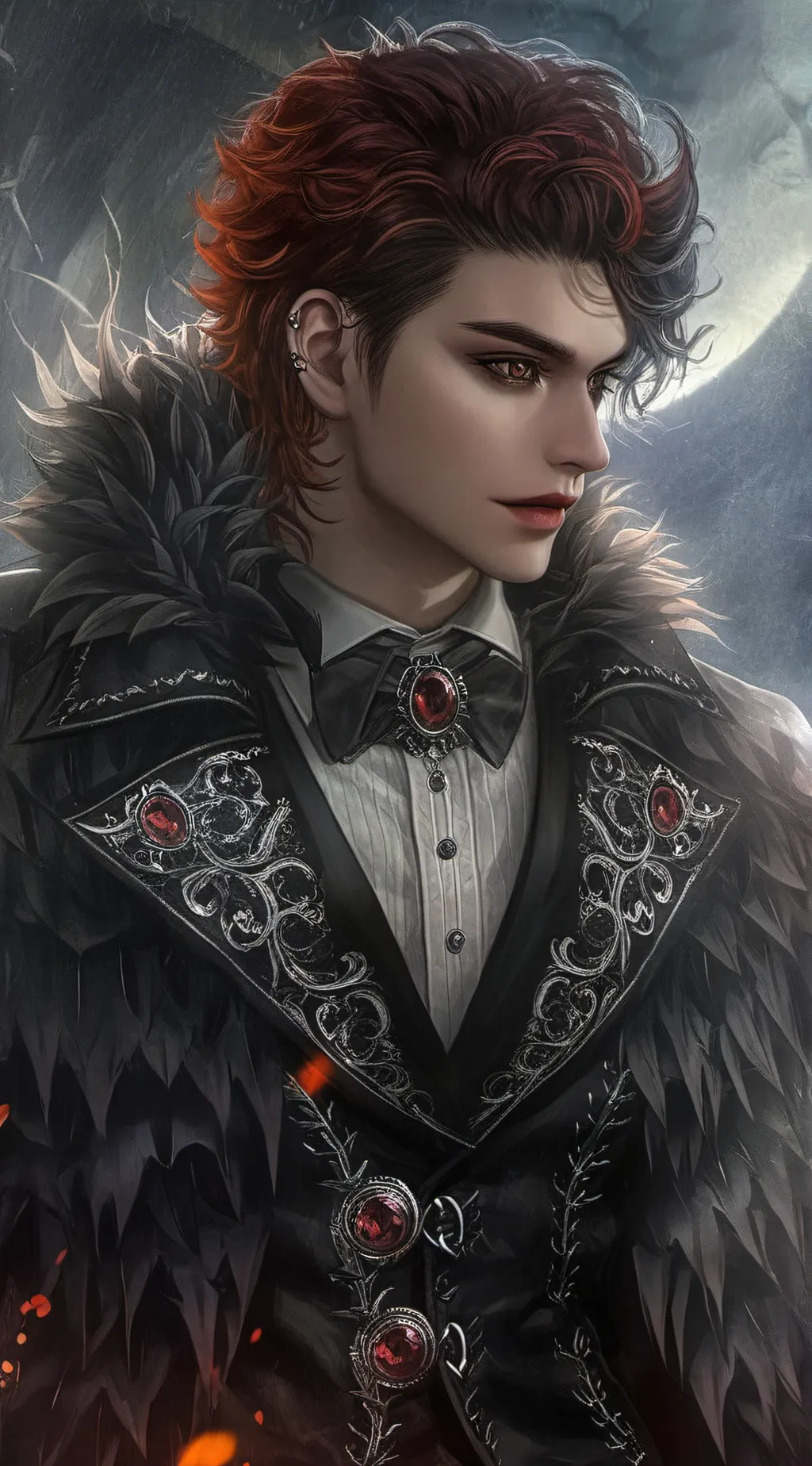 ai character: CHASE REDFORD background