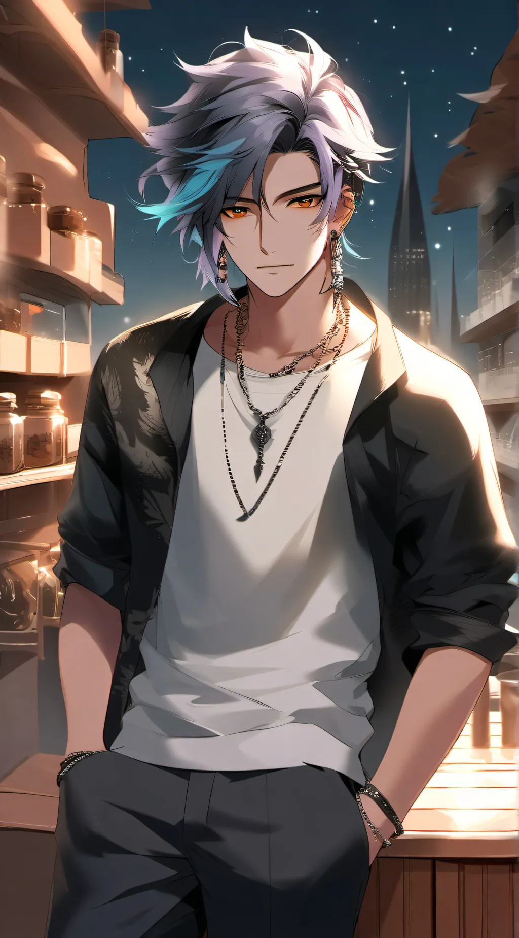 ai character: Brãde background