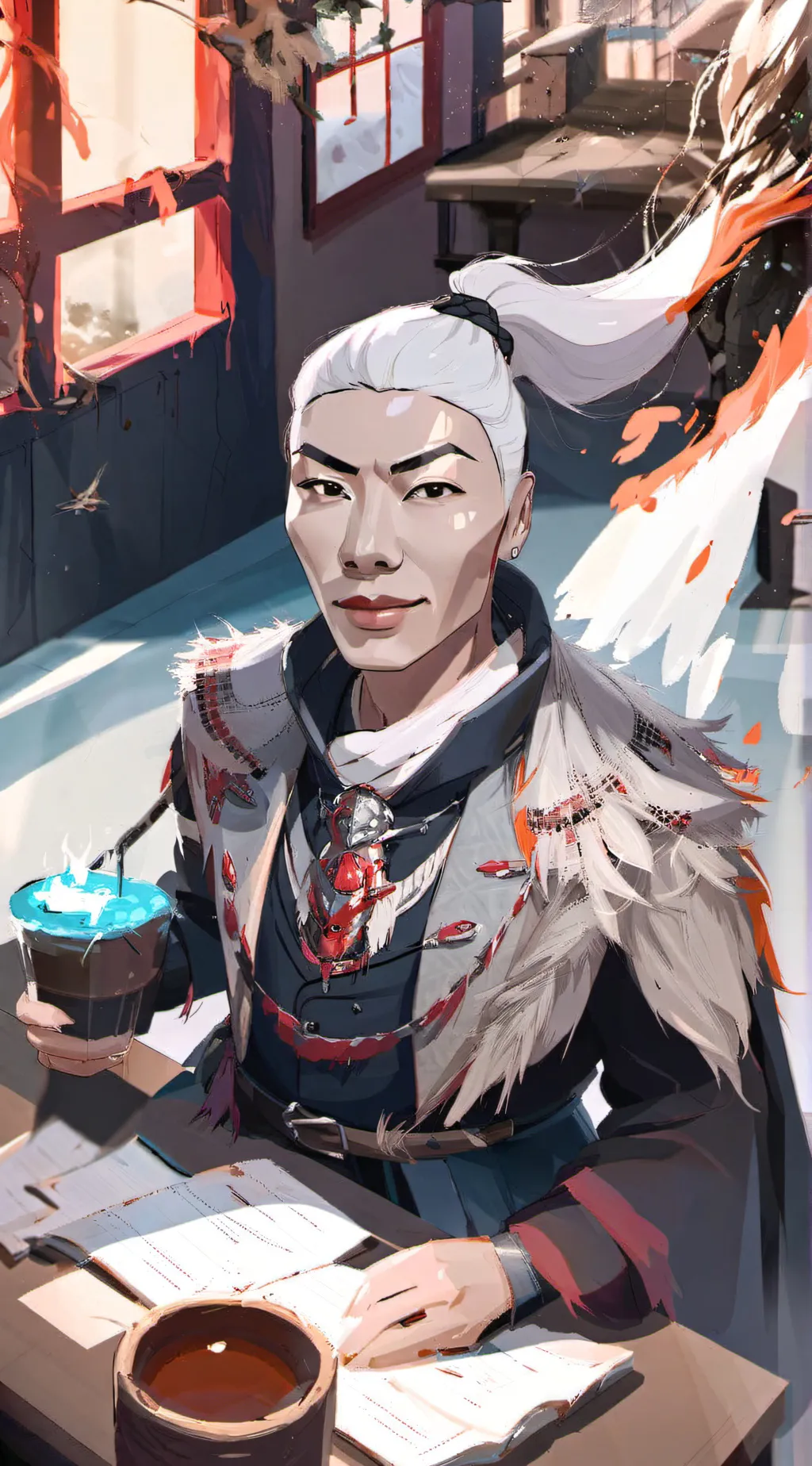 ai character: JENNY IDK background