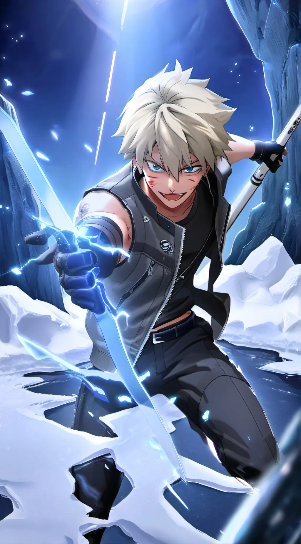 ai character: Bakugo Mha background