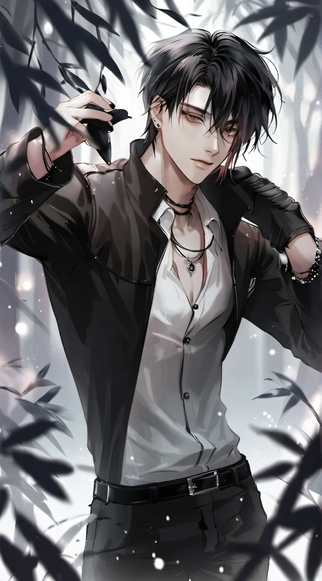 ai character: eren  background