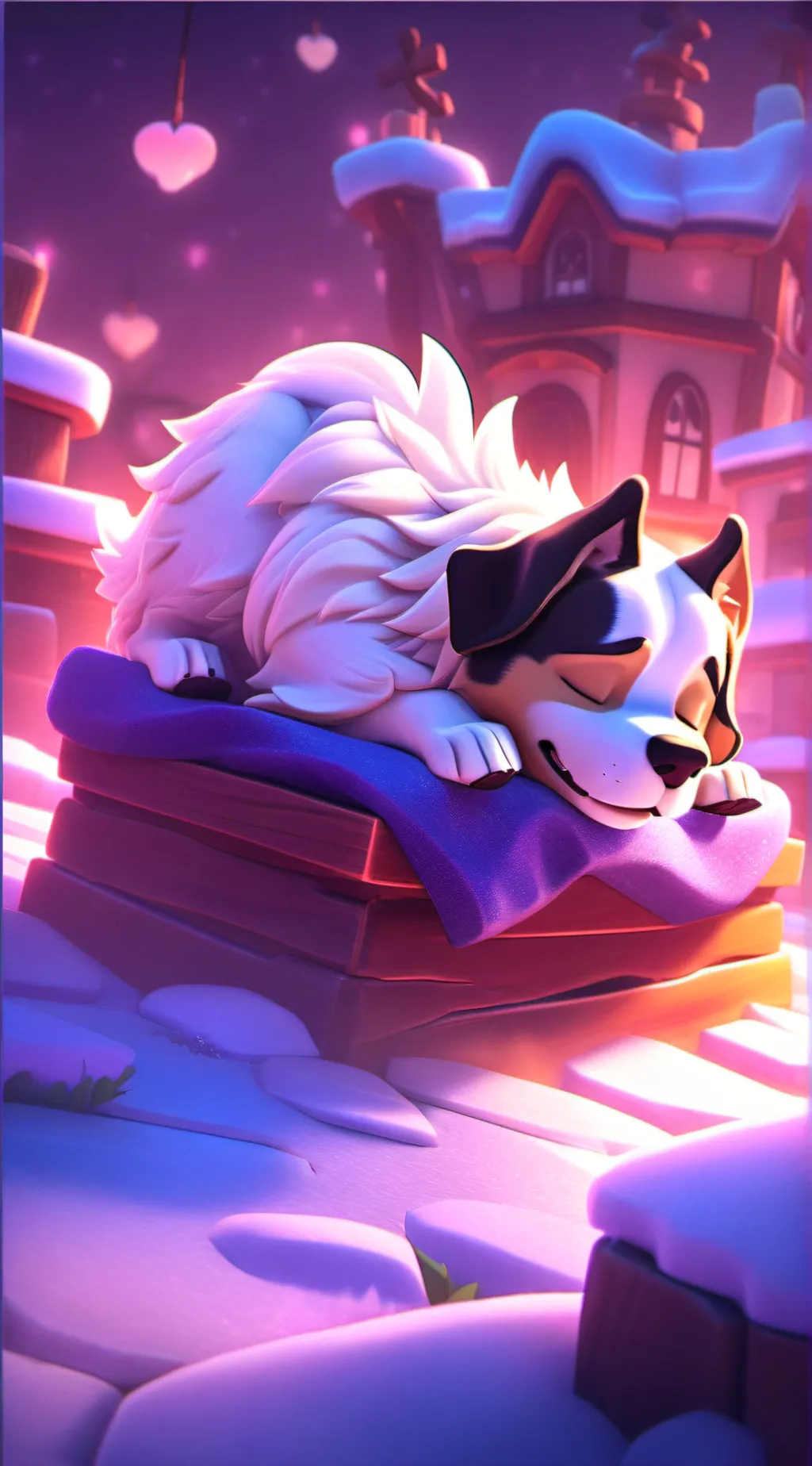 ai character: Luna background