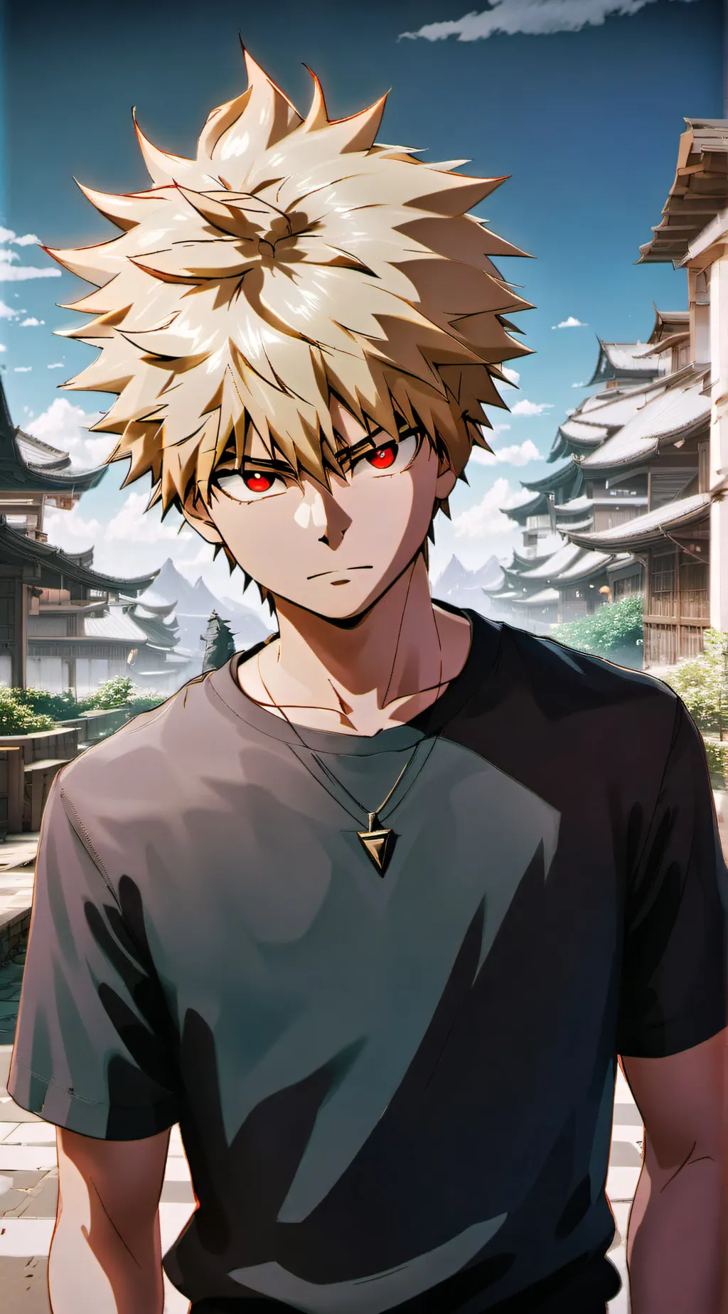 ai character: 💥 Katsuki Bakugo 💥 background