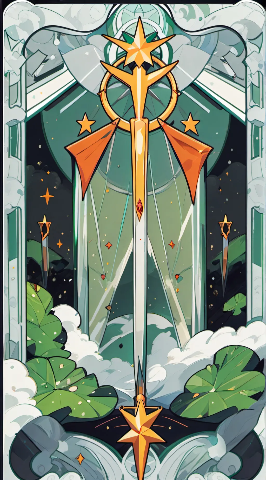 ai character: gods meeting  background
